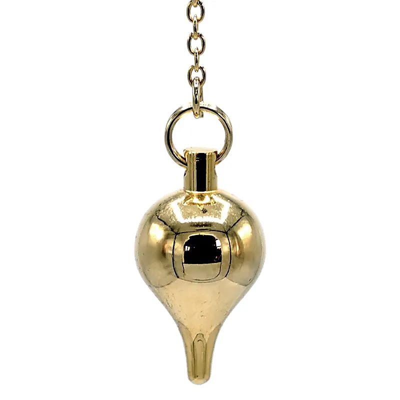 Pendolo in ottone dorato