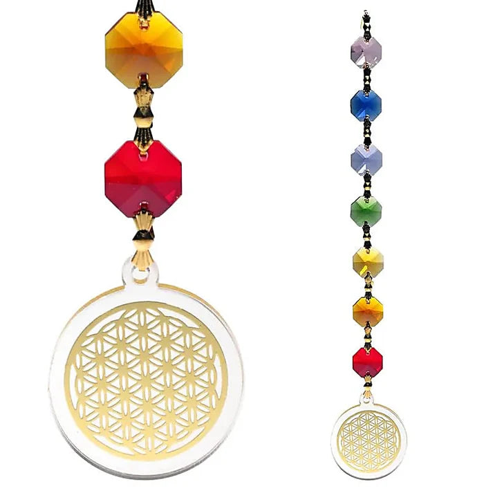 Cristalli chakra Feng-Shui Fiore della Vita