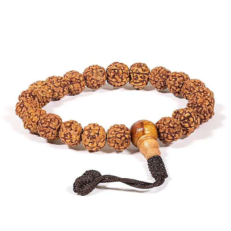 Mala/braccialetto in Rudraksha 21 grani