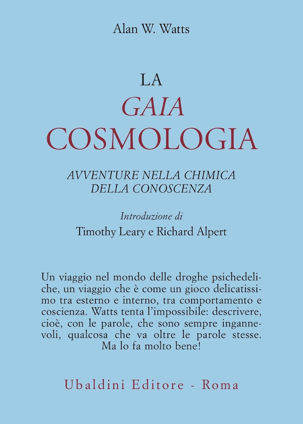 La Gaia Cosmologia - Alan Watts