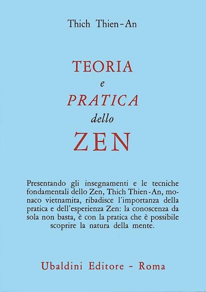 Teoria e Pratica dello Zen - Thich Thien-An