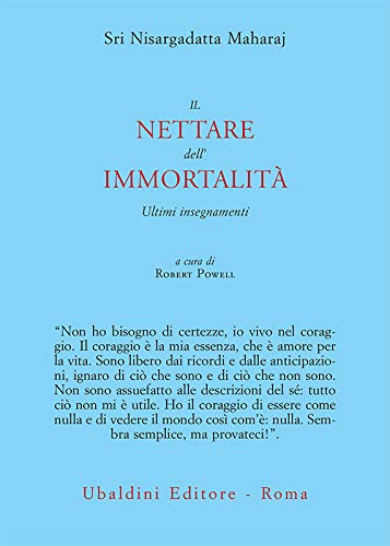 Il Nettare dell'Immortalità - Nisargadatta Maharaj