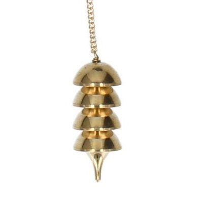 Pendolo Incantesimo Orris in ottone dorato
