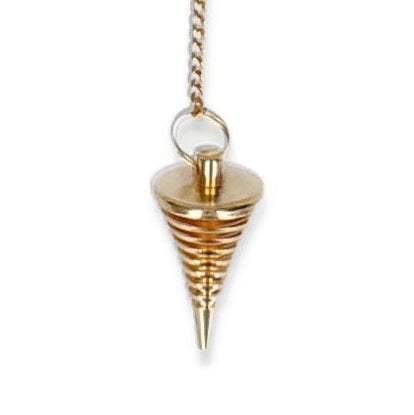 Pendolo in ottone dorato