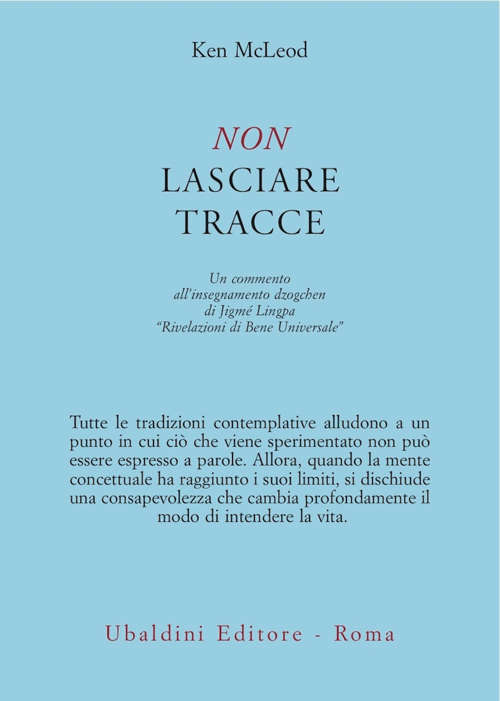 Non Lasciare Tracce - Ken McLeod