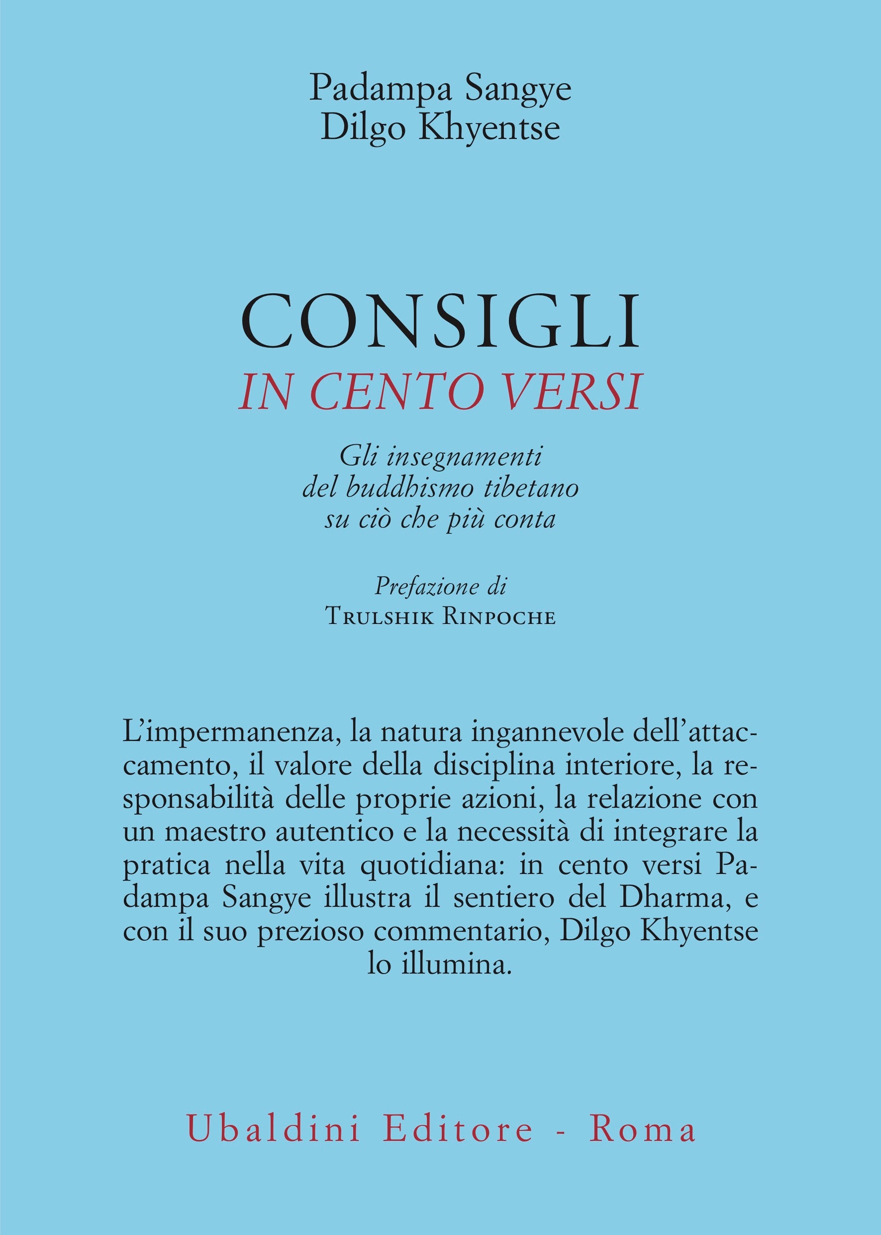 Consigli in Cento Versi - Padampa Sangye - Dilgo Khyentse Rinpoche