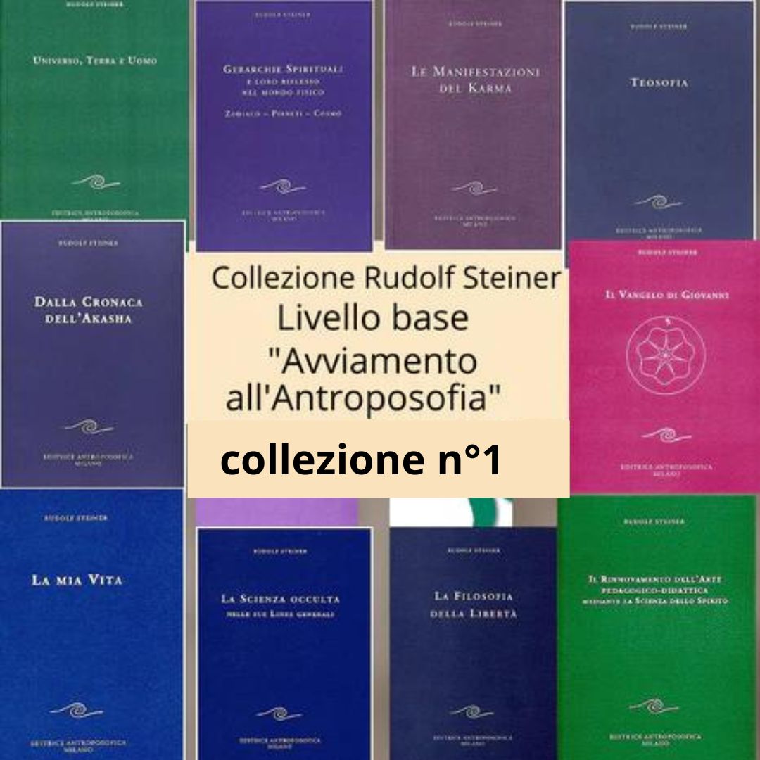 Libri di avviamento al percorso antroposofico di Rudolf Steiner (5% sconto e senza spese di spedizione)