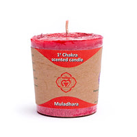Candela votiva profumata 1° chakra