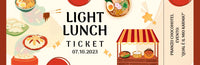 Ticket per il pranzo "Light Lunch" del 7/10/2023 Chocohotel Perugia