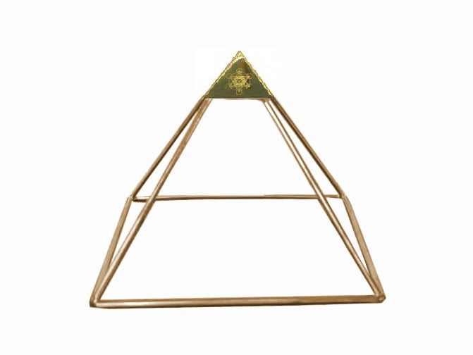 Piramide di Rame Dorata Arcangelo Metatron