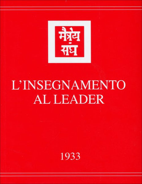 L'Insegnamento al Leader - 1933